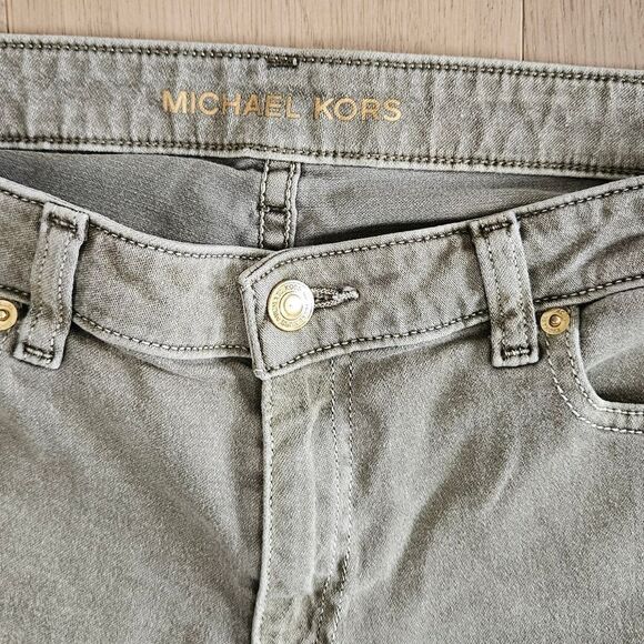 Micheal Kors Grayish Green Jeans - Picture 3 of 5